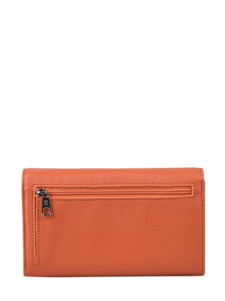 Portefeuile Confort Leder Hexagona Oranje confort 467779 ander zicht 1